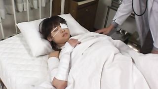 Pussy tester destroys passionate cutie Asuka Sawaguchi's petite vagina